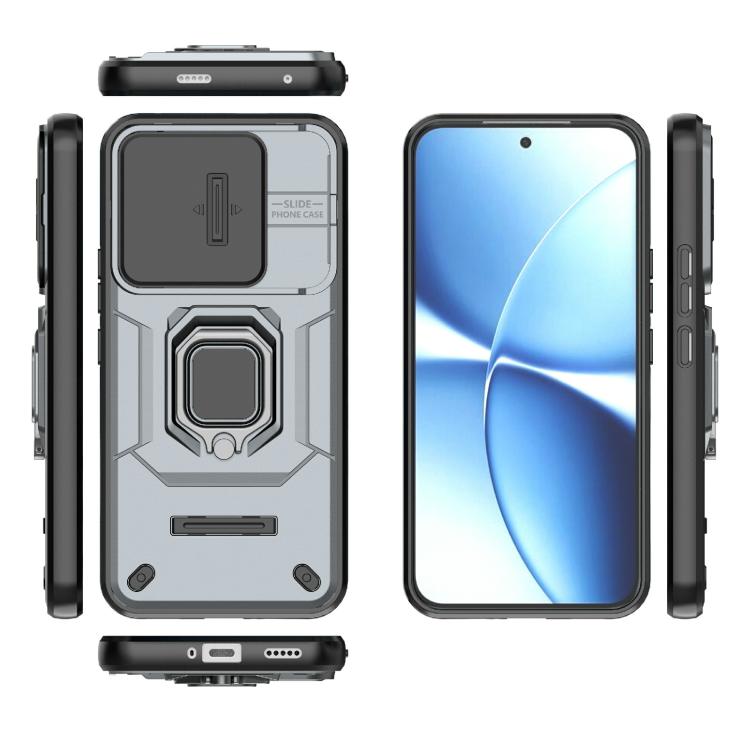 For Redmi Turbo 5 Max / Poco X8 Pro Max Sliding Camshield TPU + PC Shockproof Phone Case with Holder