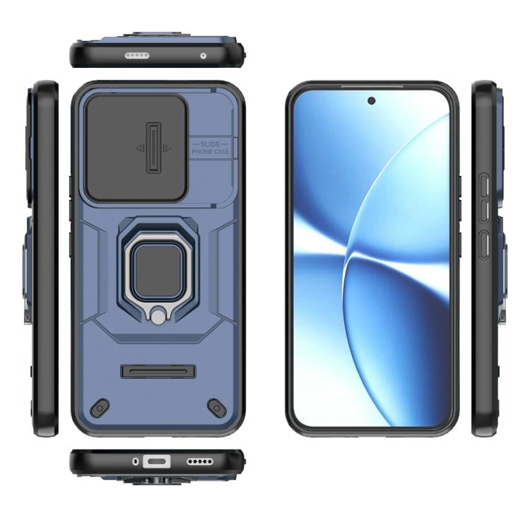 For Redmi Turbo 5 Max / Poco X8 Pro Max Sliding Camshield TPU + PC Shockproof Phone Case with Holder