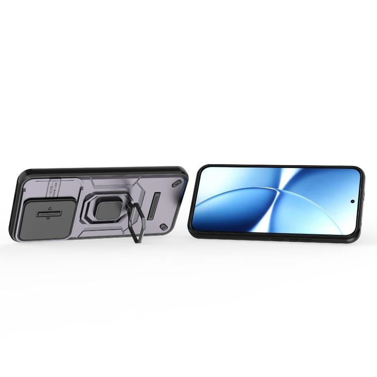 For Redmi Turbo 5 Max / Poco X8 Pro Max Sliding Camshield TPU + PC Shockproof Phone Case with Holder