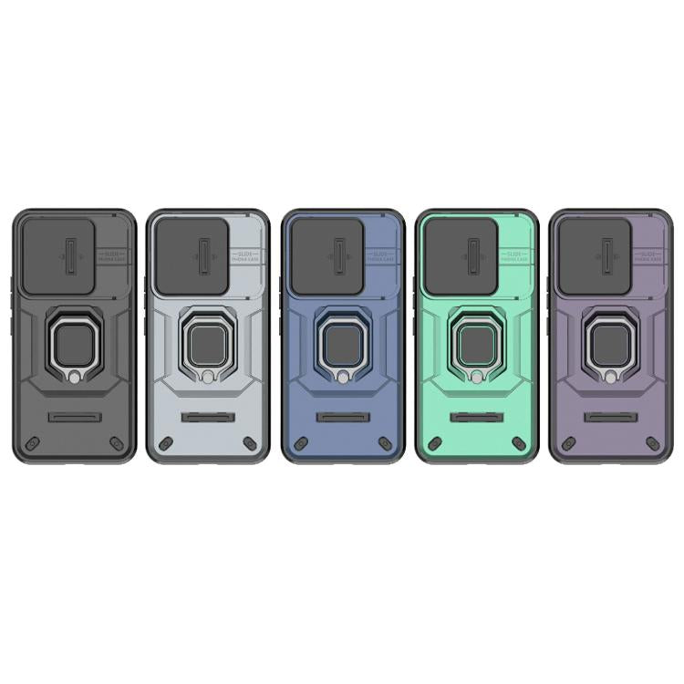 For Redmi Turbo 5 Max / Poco X8 Pro Max Sliding Camshield TPU + PC Shockproof Phone Case with Holder