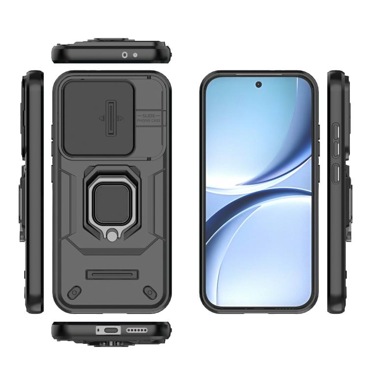 For Redmi Turbo 5 5G / Poco X8 Pro 5G Sliding Camshield TPU + PC Shockproof Phone Case with Holder