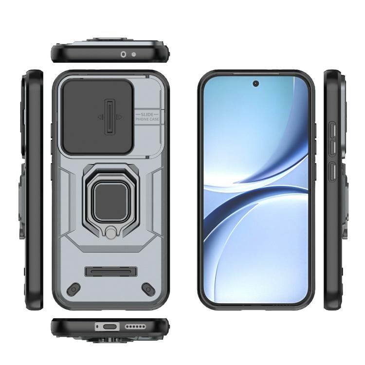 For Redmi Turbo 5 5G / Poco X8 Pro 5G Sliding Camshield TPU + PC Shockproof Phone Case with Holder