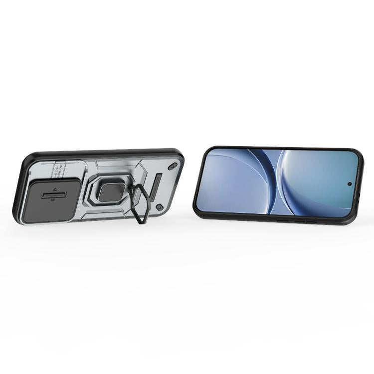For Redmi Turbo 5 5G / Poco X8 Pro 5G Sliding Camshield TPU + PC Shockproof Phone Case with Holder