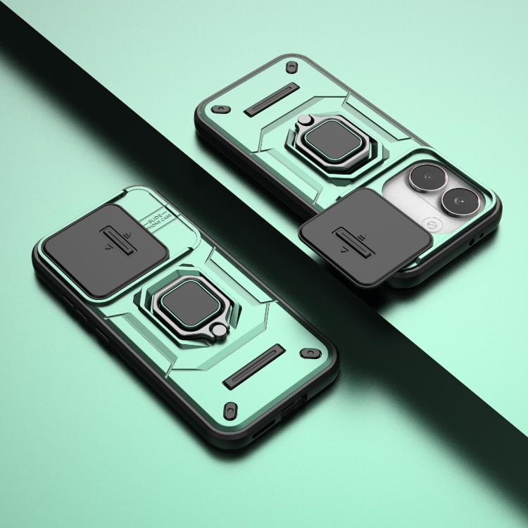 For Redmi Turbo 5 5G / Poco X8 Pro 5G Sliding Camshield TPU + PC Shockproof Phone Case with Holder