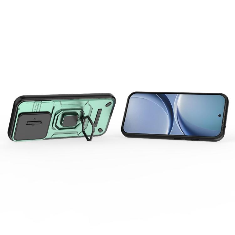 For Redmi Turbo 5 5G / Poco X8 Pro 5G Sliding Camshield TPU + PC Shockproof Phone Case with Holder