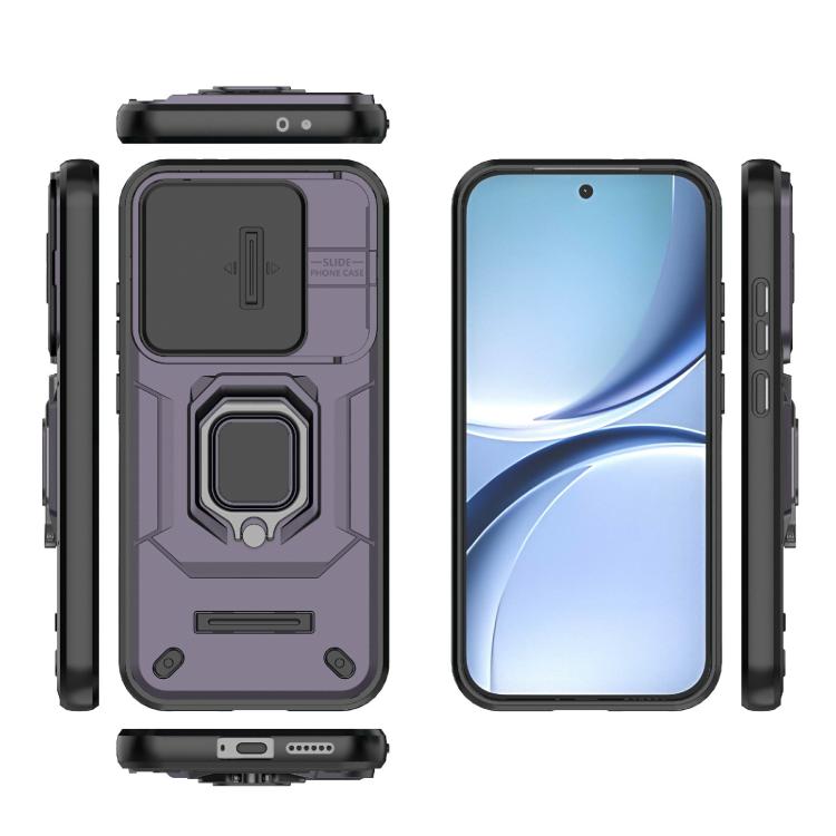 For Redmi Turbo 5 5G / Poco X8 Pro 5G Sliding Camshield TPU + PC Shockproof Phone Case with Holder
