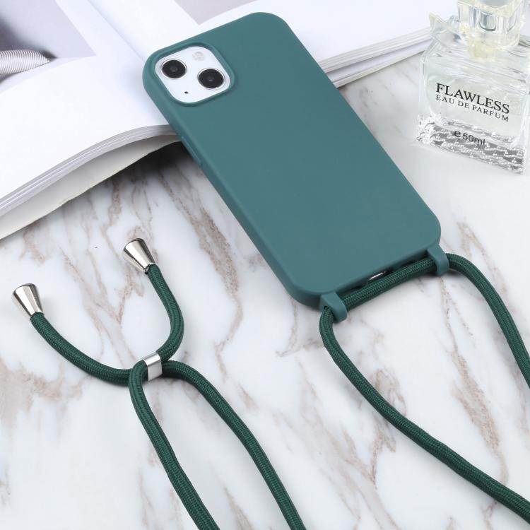 Candy Colors TPU Protective Phone Case with Lanyard For iPhone 17 Pro