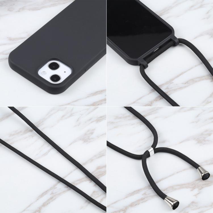 Candy Colors TPU Protective Phone Case with Lanyard For iPhone 17 Pro