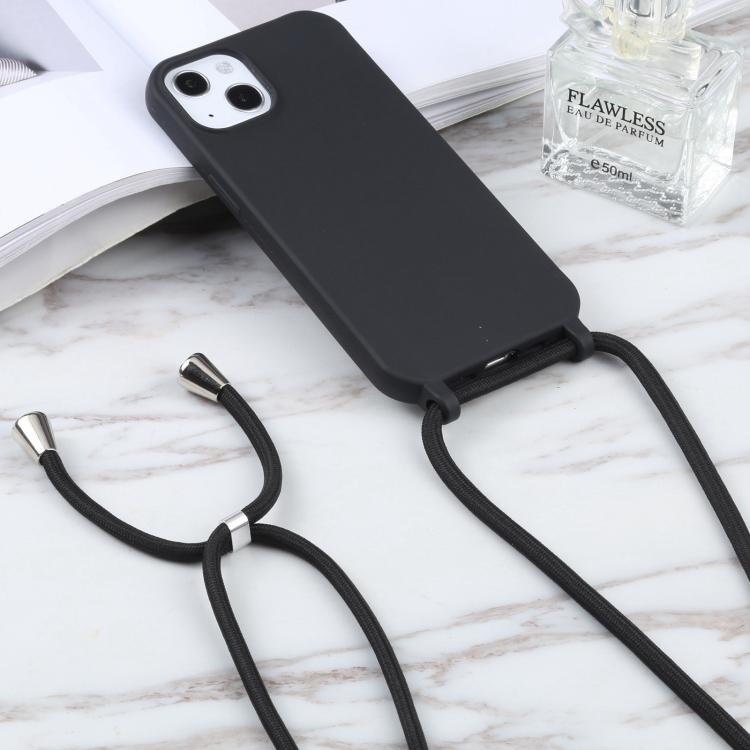 Candy Colors TPU Protective Phone Case with Lanyard For iPhone 17