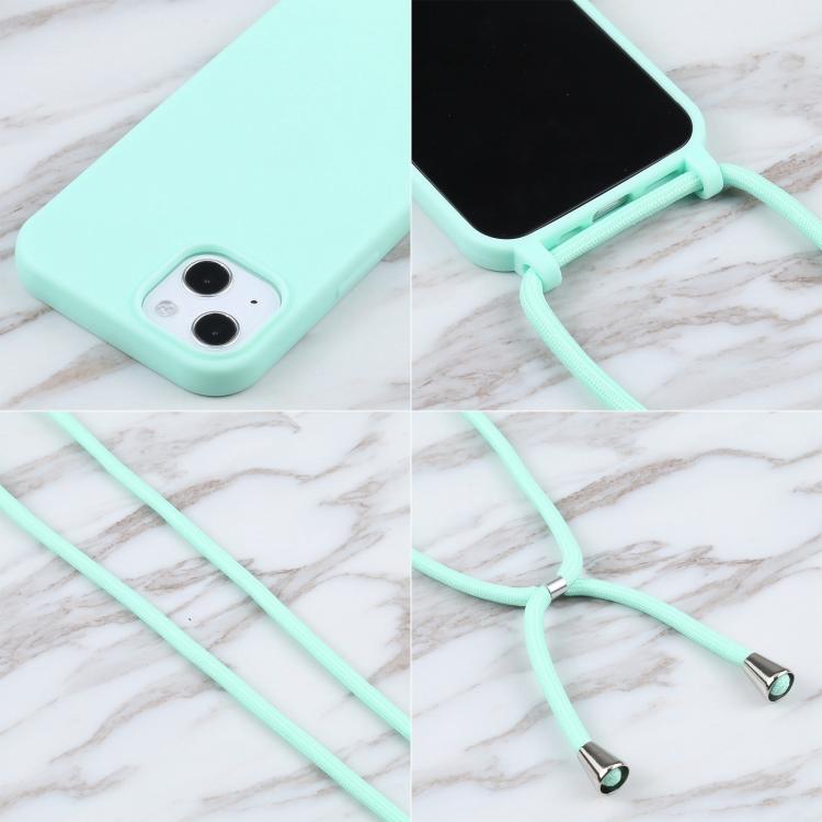Candy Colors TPU Protective Phone Case with Lanyard For iPhone Air