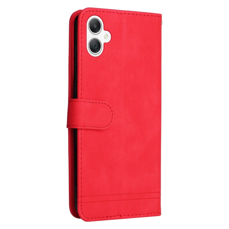 For Galaxy A06 4G / 5G Skin Feel Life Tree Metal Button Leather Phone Case
