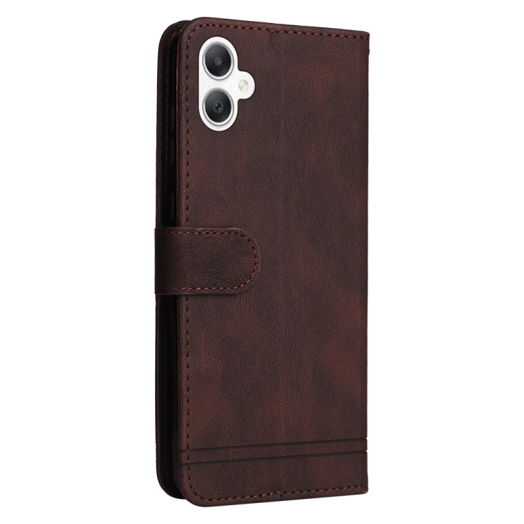 For Galaxy A06 4G / 5G Skin Feel Life Tree Metal Button Leather Phone Case