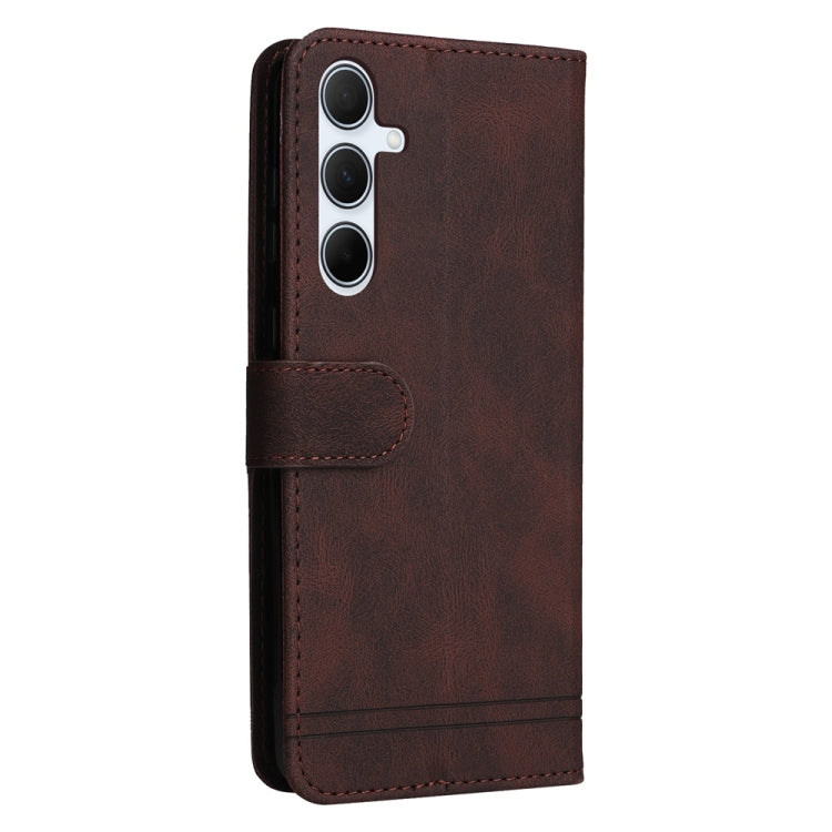 For Galaxy A36 5G / A56 5G Skin Feel Life Tree Metal Button Leather Phone Case