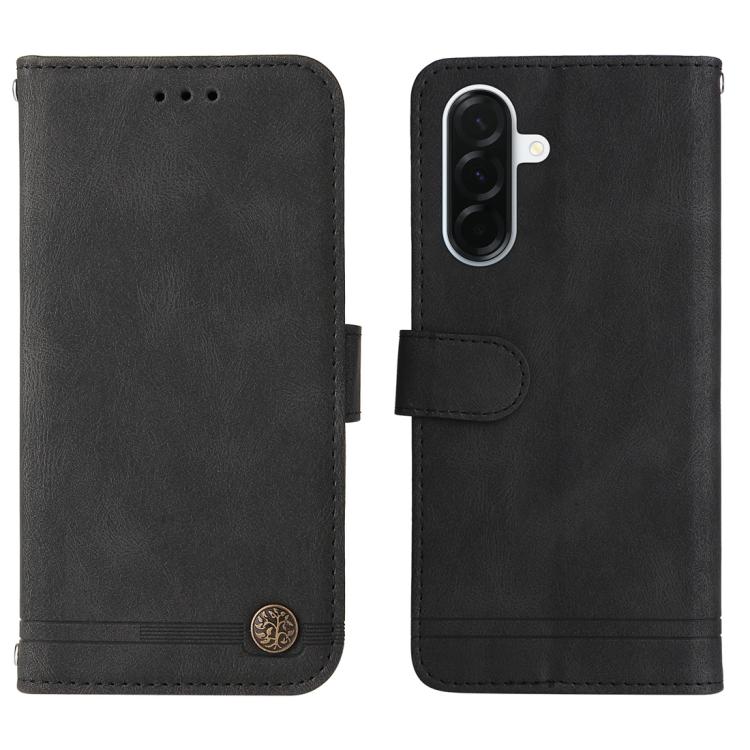 For Galaxy A37 5G Skin Feel Life Tree Metal Button Leather Phone Case