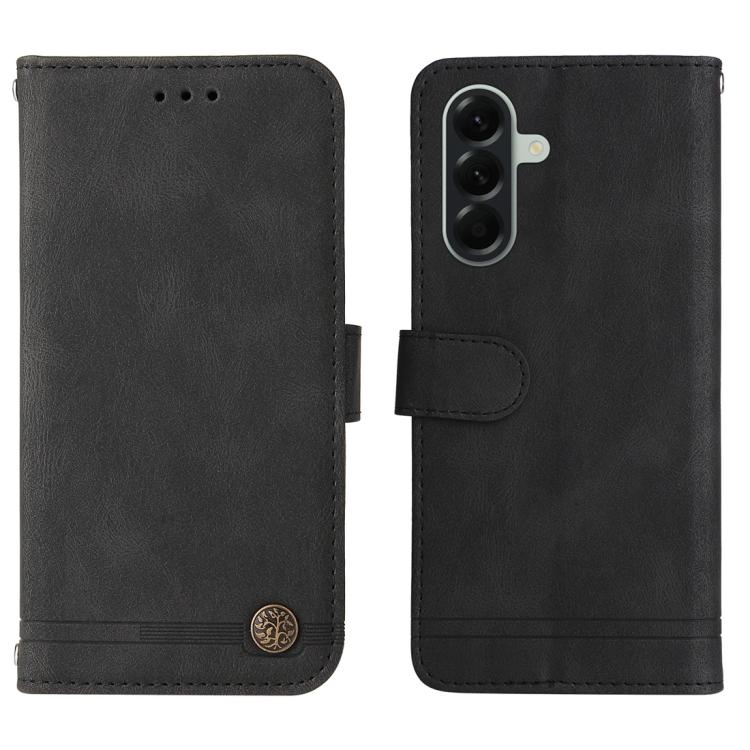 For Galaxy A57 5G Skin Feel Life Tree Metal Button Leather Phone Case