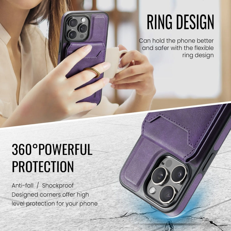 For iPhone 14 MAGKING K1 MagSafe Detachable Wallet RFID Back Cover Phone Case