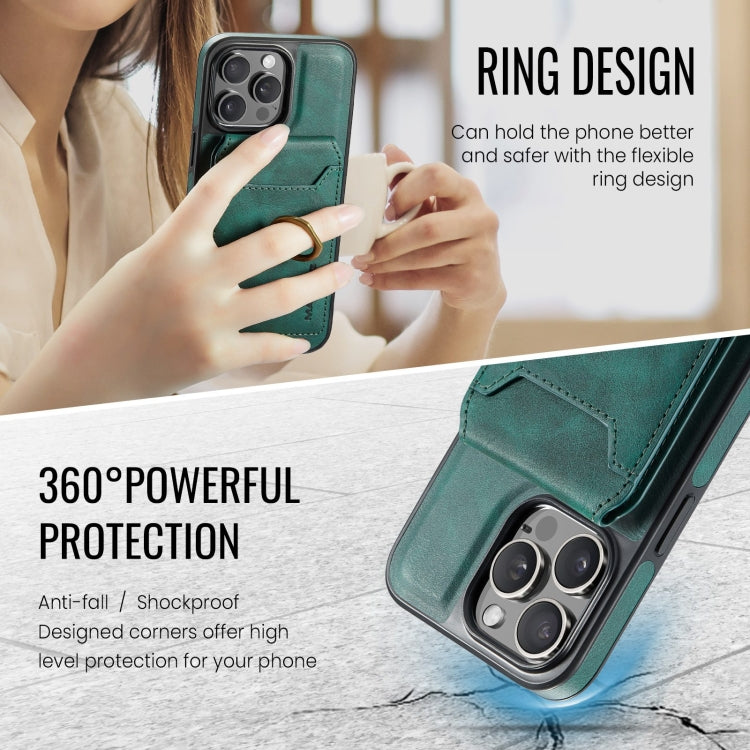 For iPhone 13 MAGKING K1 MagSafe Detachable Wallet RFID Back Cover Phone Case
