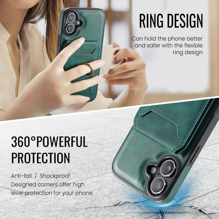 For iPhone 16 Plus MAGKING K1 MagSafe Detachable Wallet RFID Back Cover Phone Case