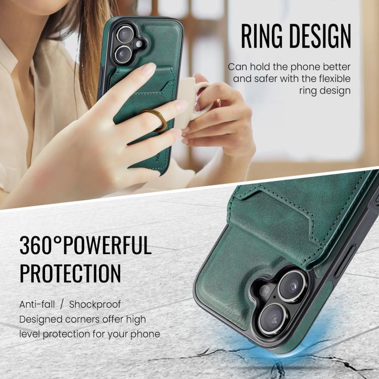 For iPhone 17 MAGKING K1 MagSafe Detachable Wallet RFID Back Cover Phone Case