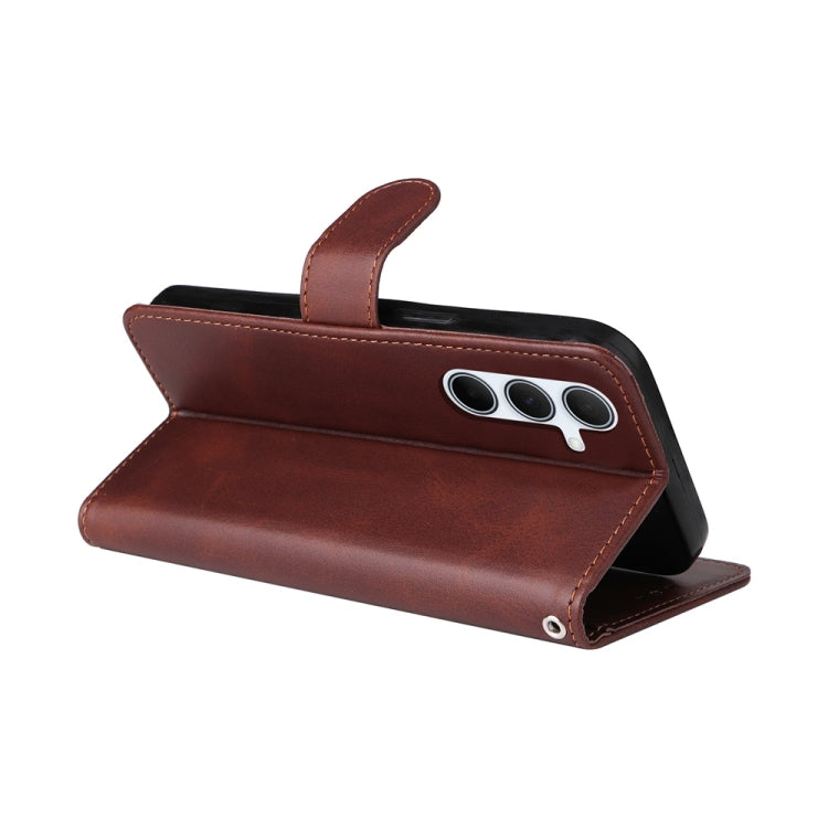 For Galaxy A36 5G Classic Calf Texture Flip Leather Phone Case