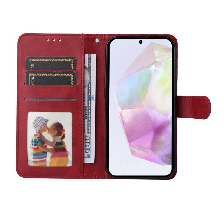For Galaxy A56 5G Classic Calf Texture Flip Leather Phone Case