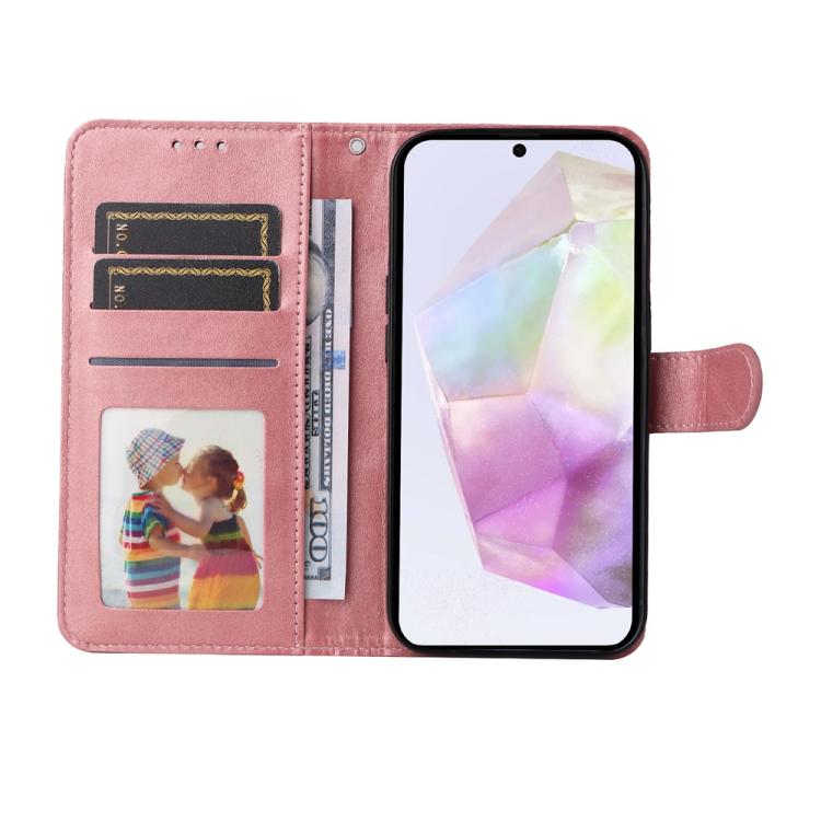 For Galaxy A56 5G Classic Calf Texture Flip Leather Phone Case