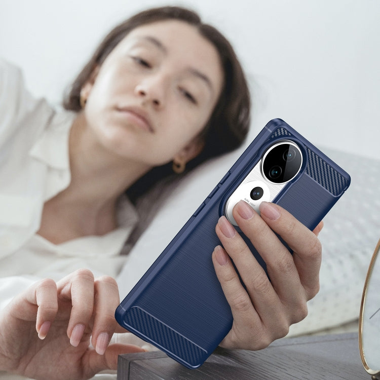 For vivo S19 Pro Carbon Fiber Brushed Texture TPU Phone Case