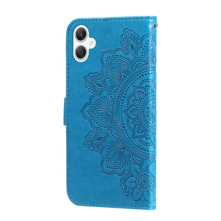 For Galaxy A06 4G / 5G Seven-petal Flowers Embossing Leather Phone Case