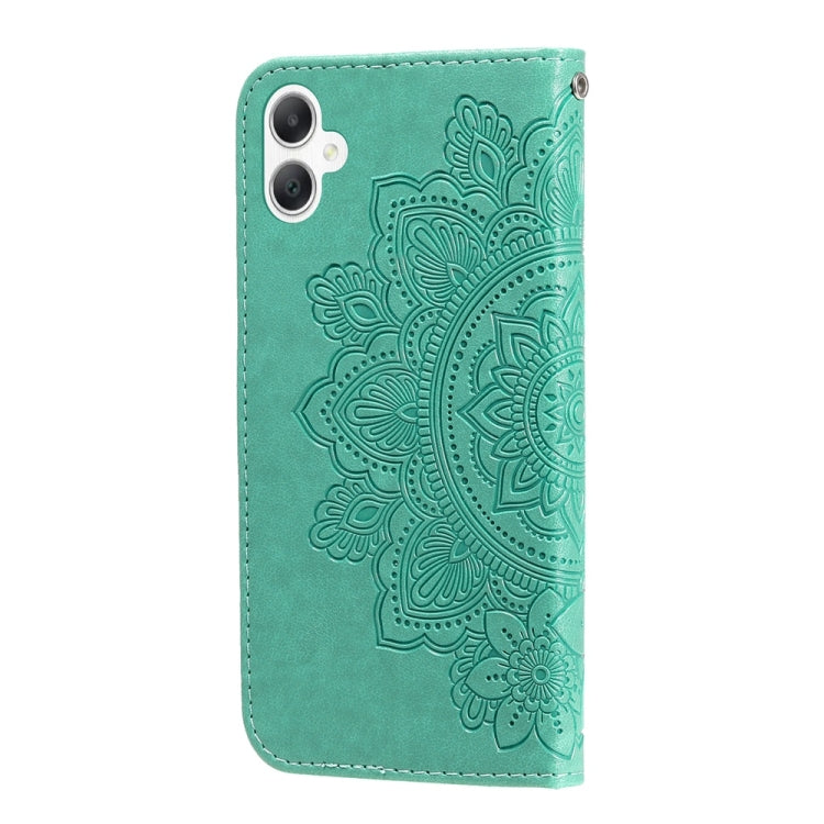 For Galaxy A06 4G / 5G Seven-petal Flowers Embossing Leather Phone Case