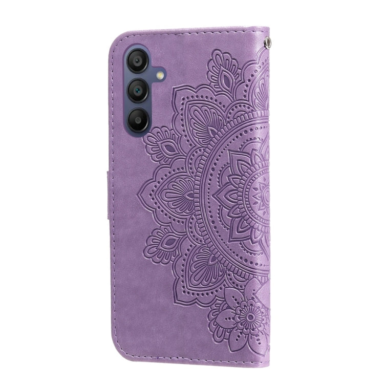 For Galaxy A17 / A26 / A16 5G Seven-petal Flowers Embossing Leather Phone Case