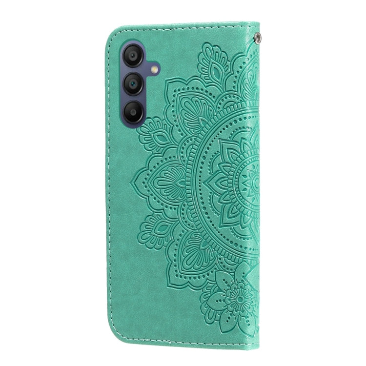 For Galaxy A17 / A26 / A16 5G Seven-petal Flowers Embossing Leather Phone Case