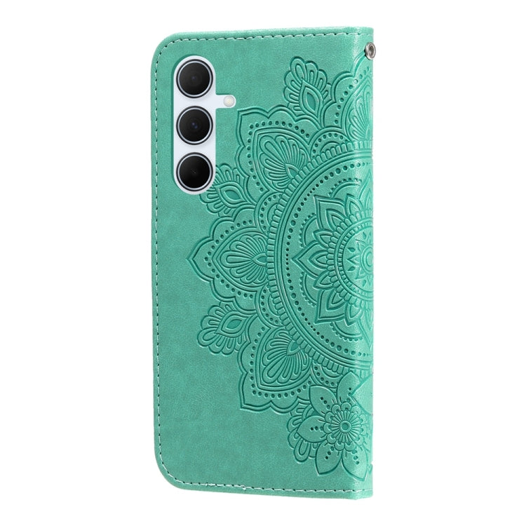 For Galaxy A36 5G / A56 5G Seven-petal Flowers Embossing Leather Phone Case