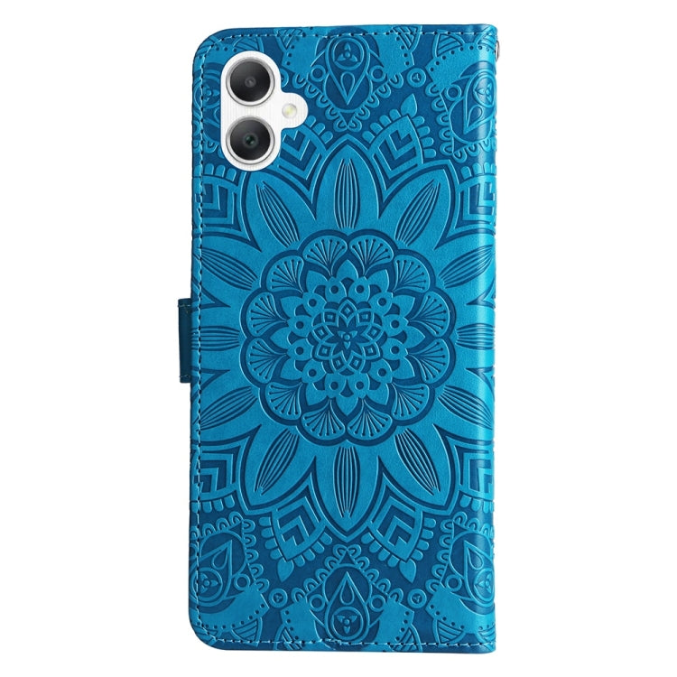 For Galaxy A06 4G / 5G Embossed Sunflower Leather Phone Case