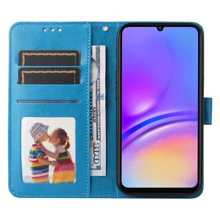 For Galaxy A06 4G / 5G Embossed Sunflower Leather Phone Case