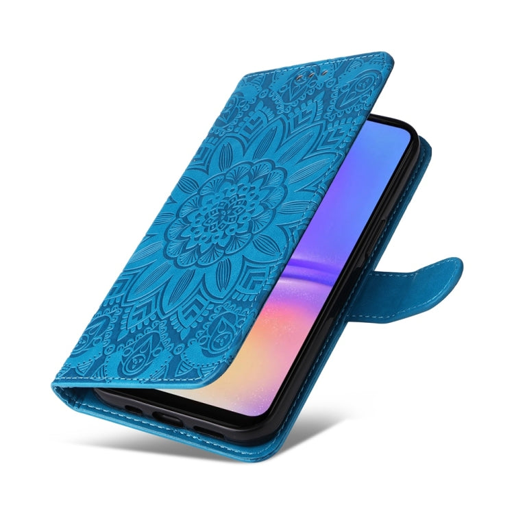 For Galaxy A06 4G / 5G Embossed Sunflower Leather Phone Case