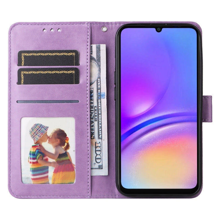 For Galaxy A06 4G / 5G Embossed Sunflower Leather Phone Case