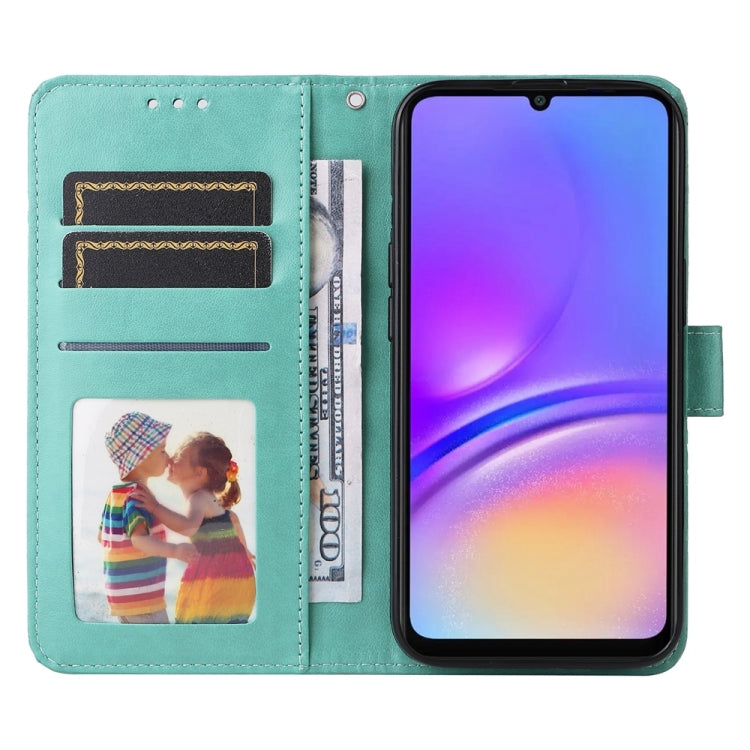 For Galaxy A06 4G / 5G Embossed Sunflower Leather Phone Case