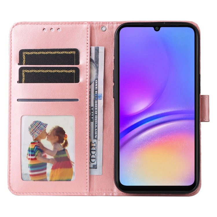 For Galaxy A06 4G / 5G Embossed Sunflower Leather Phone Case