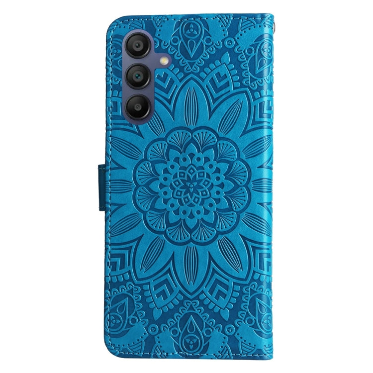 For Galaxy A17 / A26 / A16 5G Embossed Sunflower Leather Phone Case