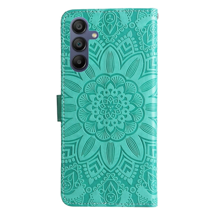 For Galaxy A17 / A26 / A16 5G Embossed Sunflower Leather Phone Case