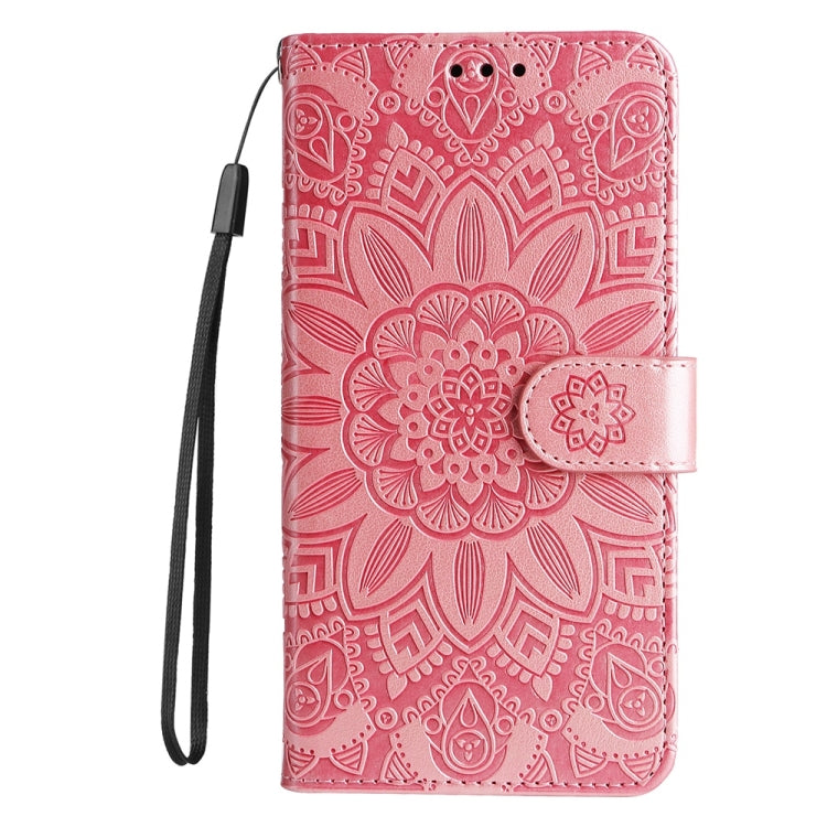 For Galaxy A17 / A26 / A16 5G Embossed Sunflower Leather Phone Case