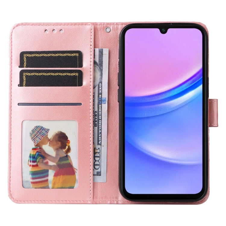 For Galaxy A17 / A26 / A16 5G Embossed Sunflower Leather Phone Case