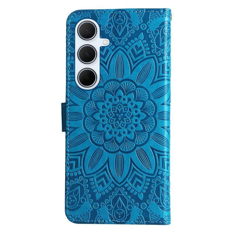 For Galaxy A36 5G Embossed Sunflower Leather Phone Case