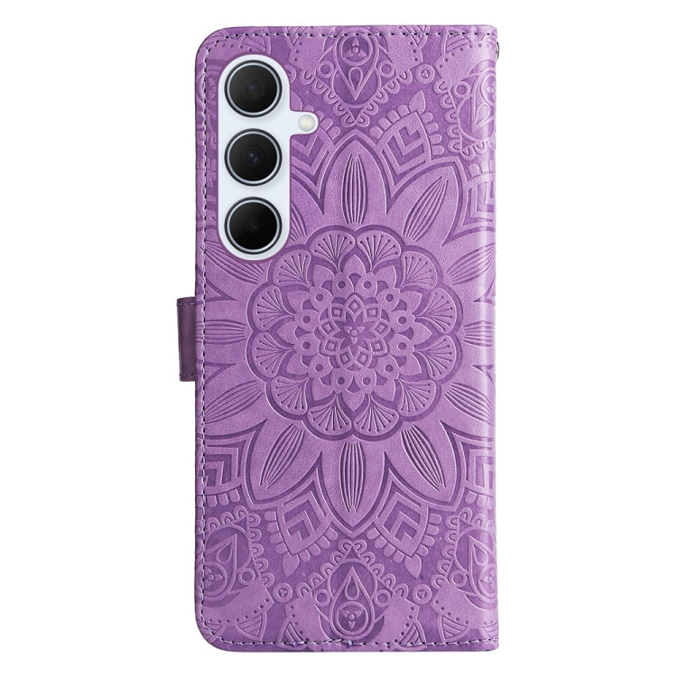 For Galaxy A36 5G Embossed Sunflower Leather Phone Case