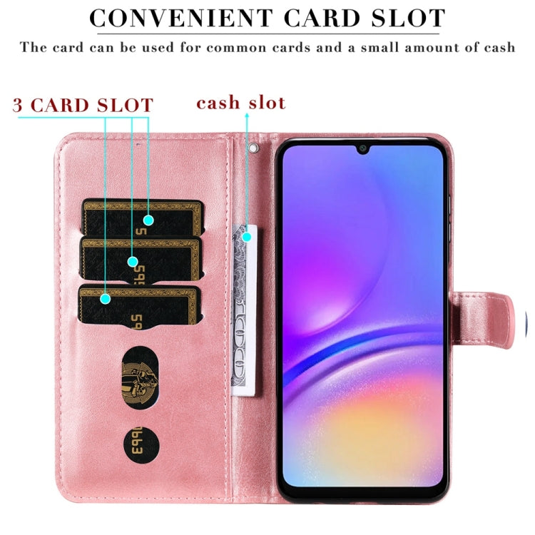 For Galaxy A06 4G / 5G Fashion Calf Texture Zipper Leather Phone Case