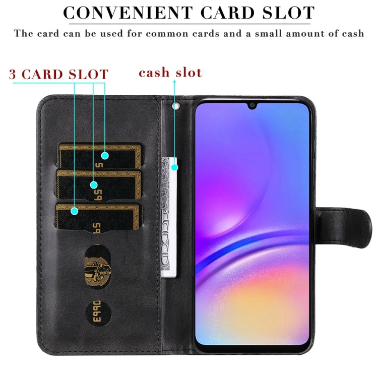 For Galaxy A06 4G / 5G Fashion Calf Texture Zipper Leather Phone Case