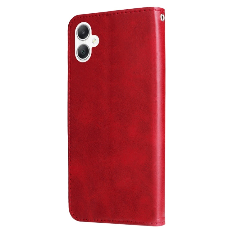 For Galaxy A06 4G / 5G Fashion Calf Texture Zipper Leather Phone Case