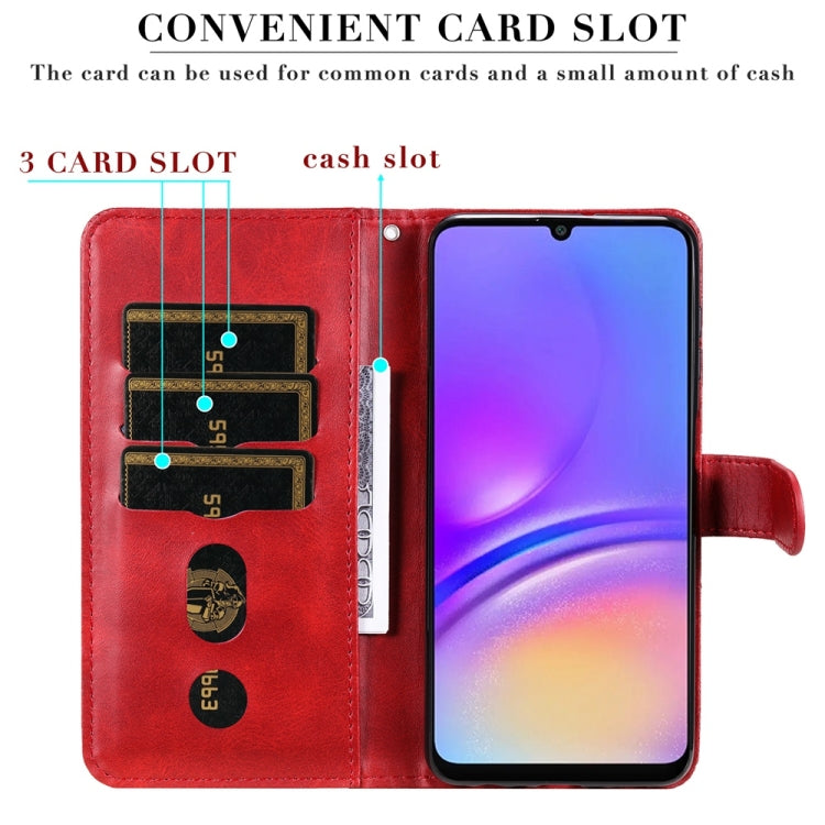 For Galaxy A06 4G / 5G Fashion Calf Texture Zipper Leather Phone Case