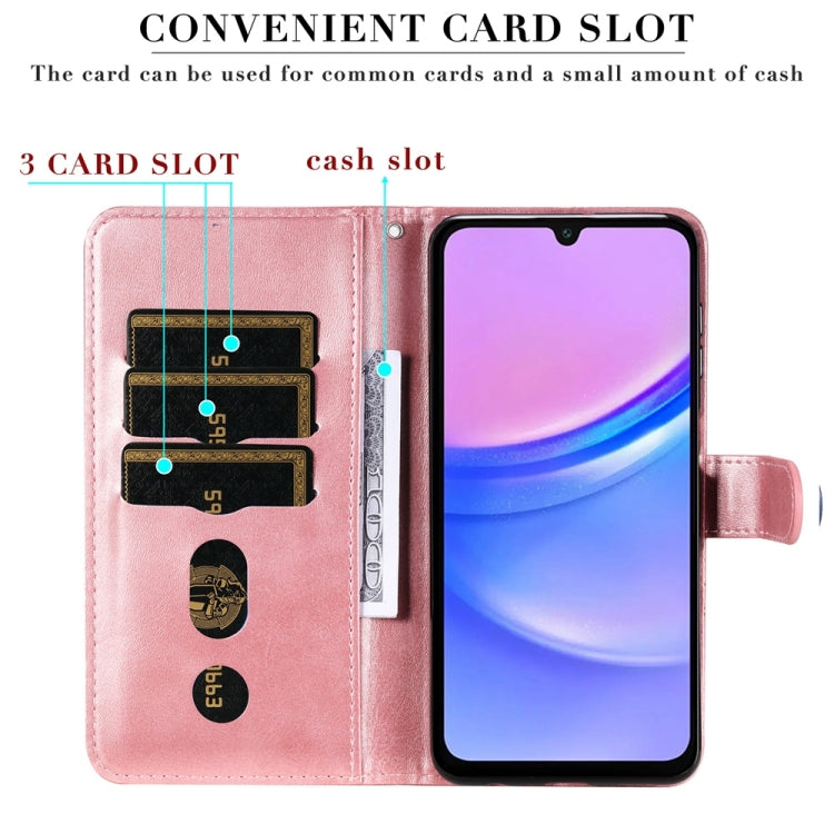 For Galaxy A16 5G 4G / 5G / A26 / A17 Fashion Calf Texture Zipper Leather Phone Case