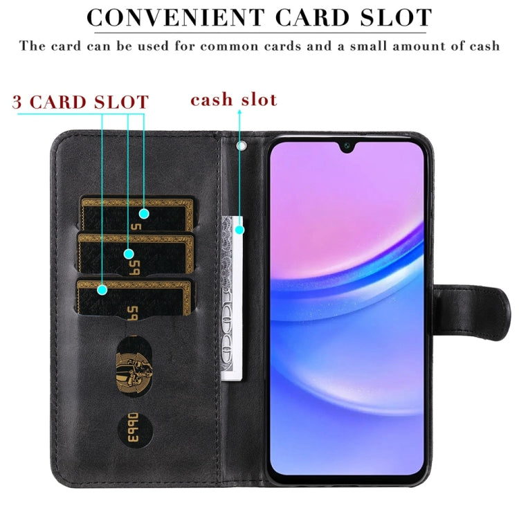 For Galaxy A16 5G 4G / 5G / A26 / A17 Fashion Calf Texture Zipper Leather Phone Case